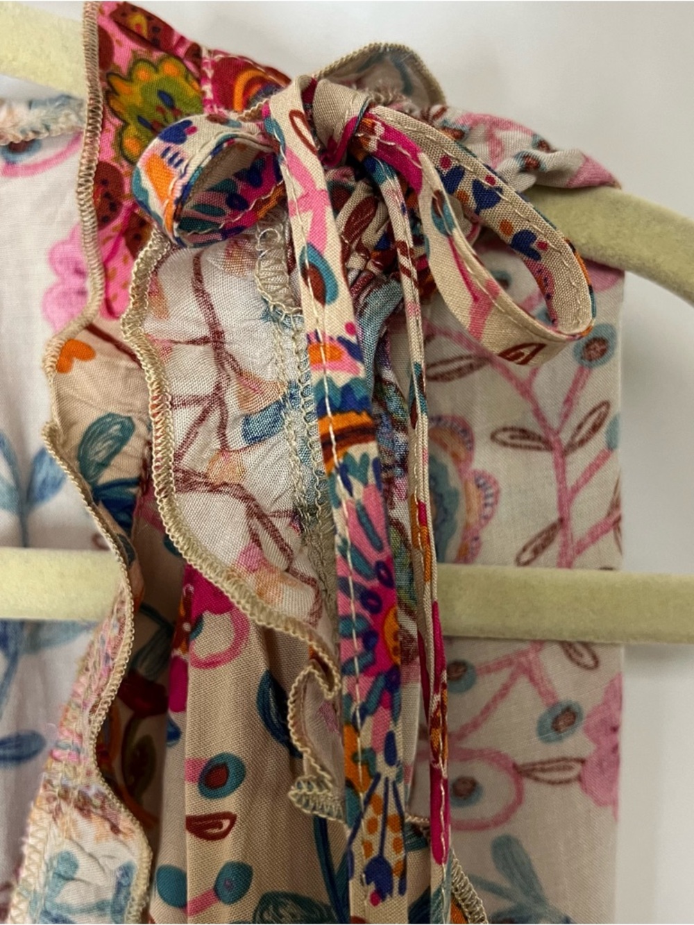 Natural Life Floral Ramona Sleeveless Top, Size XL Boho - Picture 7 of 11